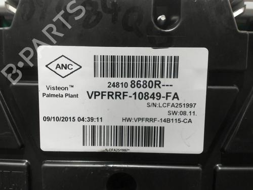 Instrument cluster RENAULT CLIO IV (BH_) 1.5 dCi 90 | BP28399595C47 