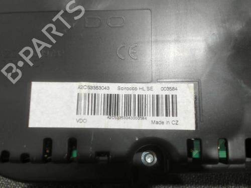 Instrument cluster VW SCIROCCO III (137, 138) 2.0 TDI | BP28405142C47