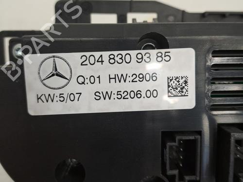 Climate control MERCEDES-BENZ C-CLASS (W204) C 220 CDI (204.002) | BP28396673I5