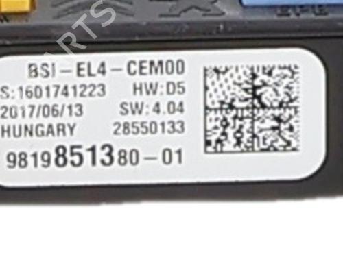 Fuse box CITROËN C4 Picasso II | BP37650558E1 - Image 6
