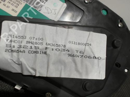 Kombinert Instrument PEUGEOT 307 (3A/C) 1.6 HDi (90 hp) 28410551