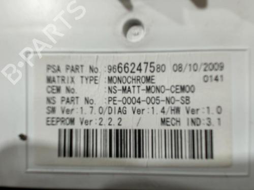 Instrument cluster PEUGEOT 3008 I MPV (0U_) 2.0 HDi 150 / BlueHDi 150 | BP28399436C47 