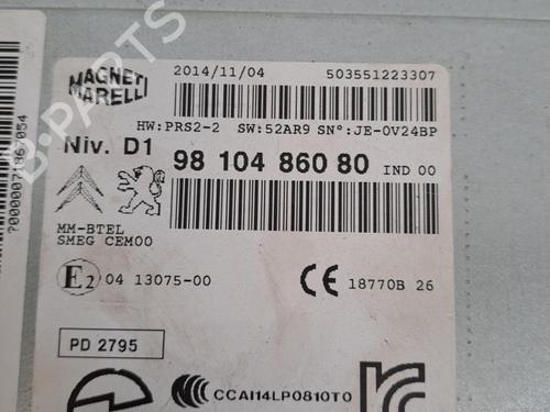 Used Radio CITROËN C4 Grand Picasso II (DA_, DE_) 1.6 HDi / BlueHDi 115 (115 hp) 28396991