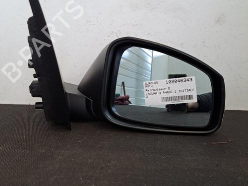 Used Right mirror RENAULT LAGUNA III (BT0/1) 2.0 dCi (BT01, BT08, BT09, BT0E, BT0K, BT12, BT1C, BT1D,... (150 hp) 28390168