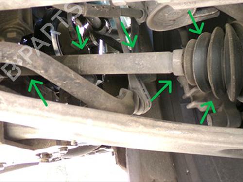 Used Left front driveshaft Left front driveshaft 37486296 37486296