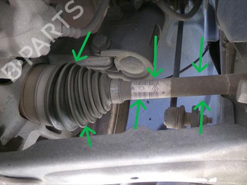 Used Right front driveshaft Right front driveshaft 38107041 38107041