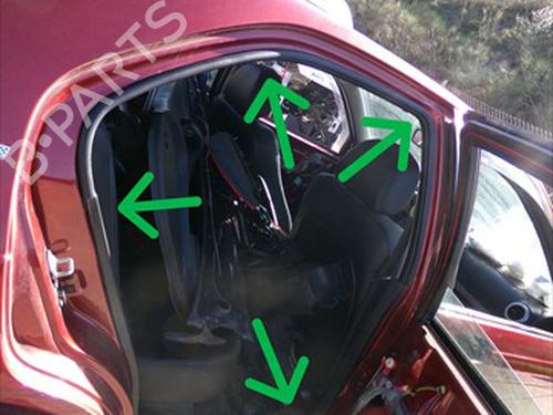 Used Rubber door seal Rubber door seal ROVER 400 II (RT) 420 Di (105 hp) 33265943 33265943