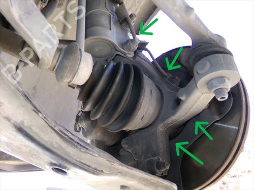 Used Right front steering knuckle Right front steering knuckle FIAT LINEA (323_, 110_) 1.3 D Multijet (323AXB1A) (95 hp) 40622079 40622079