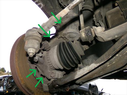 Used Left front steering knuckle Left front steering knuckle OPEL COMBO Tour 1.7 DTI 16V (75 hp) 39739091 39739091
