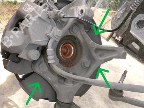 Used Right front steering knuckle Right front steering knuckle OPEL ASTRA K (B16) 1.6 CDTi (68) (110 hp) 34365593 34365593