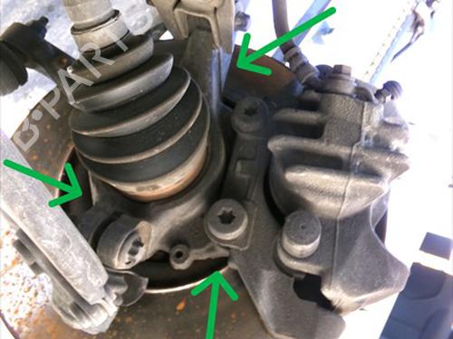Used Left front steering knuckle Left front steering knuckle 37486294 37486294