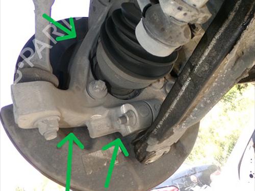 Used Left front steering knuckle Left front steering knuckle OPEL VECTRA C GTS (Z02) 1.9 CDTI (F68) (150 hp) 36001804 36001804