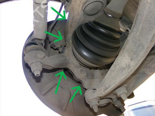 Used Right front steering knuckle Right front steering knuckle VW GOLF PLUS V (5M1, 521) 2.0 TDI (140 hp) 39048159 39048159