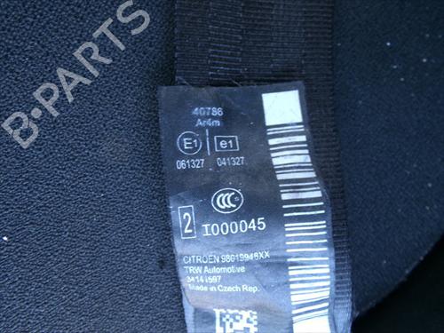 Rear left seatbelt CITROËN C3 II (SC_) 1.2 VTi 82 | BP36318924I29 - Image 2