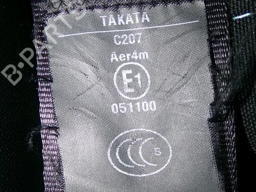 Rear right seatbelt CITROËN C4 II (NC_) 1.6 BlueHDi 100 | BP31637204I28 - Image 2