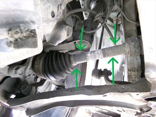 Used Right front driveshaft Right front driveshaft NISSAN QASHQAI +2 (JJ10E) 1.5 dCi (110 hp) 33688223 33688223