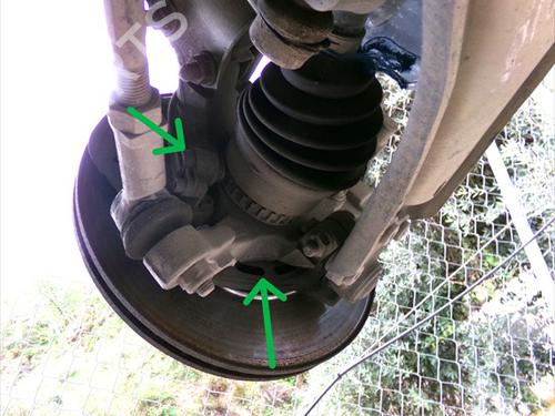 Used Left front steering knuckle Left front steering knuckle OPEL MERIVA A MPV (X03) 1.7 CDTI (E75) (100 hp) 33952646 33952646