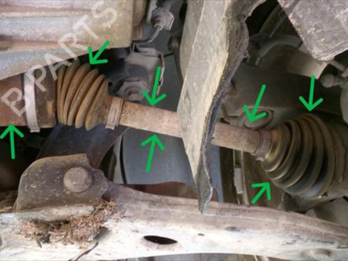 Used Left front driveshaft Left front driveshaft 38458673 38458673