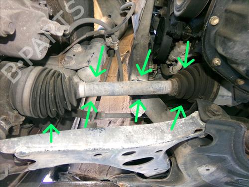 Used Right front driveshaft Right front driveshaft TOYOTA RAV 4 II (_A2_) 2.0 4WD (ACA21, ACA20) (150 hp) 30934851 30934851
