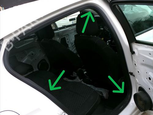 Gummiliste Gummiliste OPEL ASTRA K (B16) 1.6 CDTi (68) (110 hp) 34365579 34365579