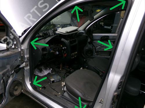 Used Rubber door seal Rubber door seal OPEL COMBO Tour 1.7 DTI 16V (75 hp) 39739086 39739086