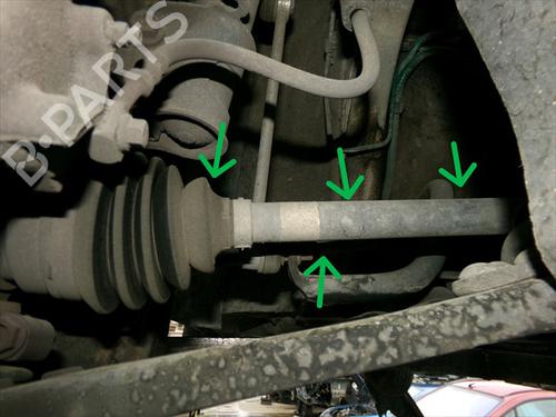 Used Right front driveshaft Right front driveshaft OPEL COMBO Tour 1.7 DTI 16V (75 hp) 39739092 39739092