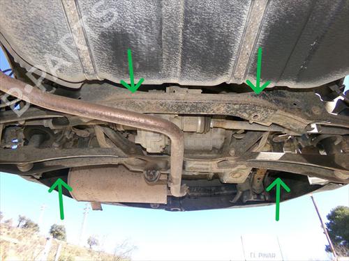 Used Rear axle Rear axle MITSUBISHI OUTLANDER III (GG_W, GF_W, ZJ, ZL, ZK) 2.0 Hybrid 4WD (GG2W) (200 hp) 33423347 33423347