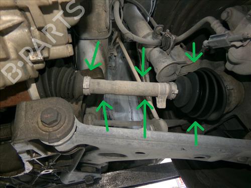 Used Left front driveshaft Left front driveshaft CITROËN NEMO Box Body/MPV (AA_) 1.3 BlueHDi 80 (80 hp) 33264496 33264496