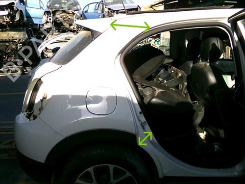 Used Right rear fenders Right rear fenders FIAT 500X (334_) 1.4 (334AXC1B, 334AXC11) (140 hp) 40622014 40622014