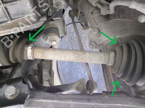 Used Left front driveshaft Left front driveshaft FORD FOCUS II Saloon (DB_, FCH, DH) 1.6 TDCi (109 hp) 33301590 33301590