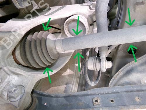 Used Left rear driveshaft Left rear driveshaft LAND ROVER RANGE ROVER EVOQUE (L538) 2.2 D 4x4 (150 hp) 40492126 40492126