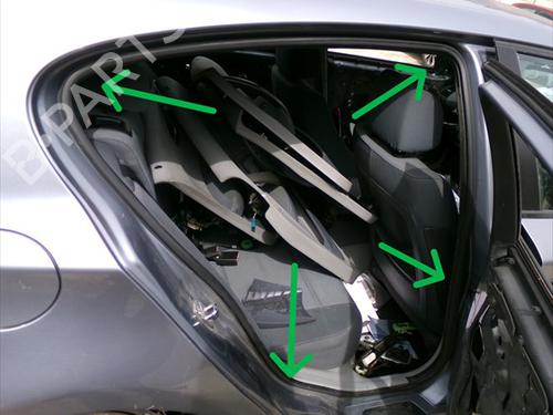 Used Rubber door seal Rubber door seal BMW 1 (E87) 120 d (163 hp) 33265530 33265530