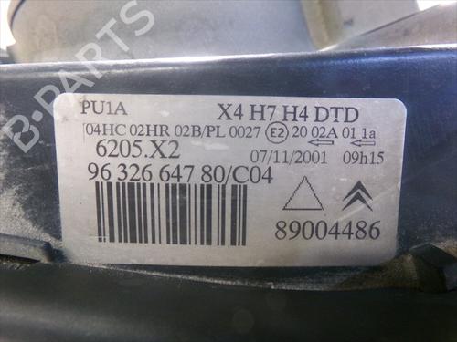 Right headlight CITROËN C5 I (DC_) 2.0 HDi (DCRHZB, DCRHZE) | BP39262681C29 - Image 4