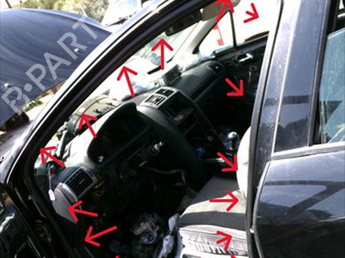 Used Rubber door seal Rubber door seal PEUGEOT 407 (6D_) 1.6 HDi 110 (6D9HZC, 6D9HYC) (109 hp) 34505980 34505980