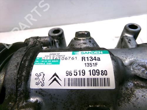 AC compressor PEUGEOT 207 (WA_, WC_) 1.6 HDi | BP31582611M34 
