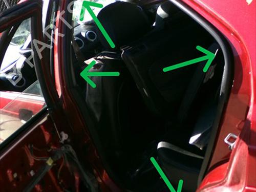 Used Rubber door seal Rubber door seal ROVER 400 II (RT) 420 Di (105 hp) 33265944 33265944