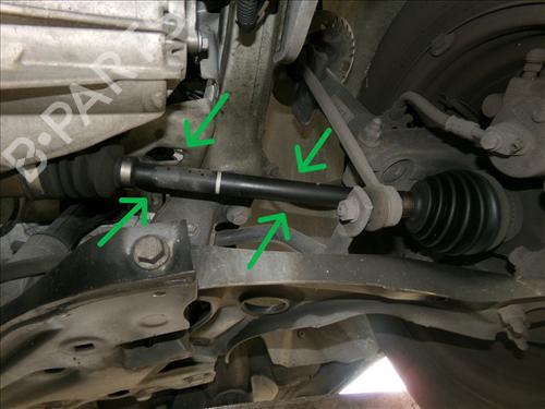 Used Left front driveshaft Left front driveshaft SEAT Mii (KF1, KE1) 1.0 (60 hp) 31043046 31043046