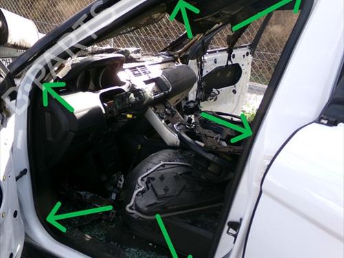 Used Rubber door seal Rubber door seal LAND ROVER RANGE ROVER EVOQUE (L538) 2.2 D 4x4 (150 hp) 40492119 40492119