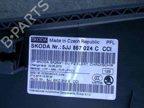 Rear right panel SKODA RAPID Spaceback (NH1) 1.2 TSI | BP38746064C61 - Image 3