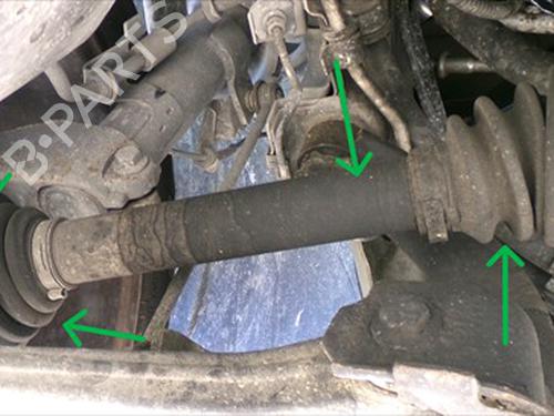 Used Right front driveshaft Right front driveshaft FORD FOCUS II Saloon (DB_, FCH, DH) 1.6 TDCi (109 hp) 33301591 33301591