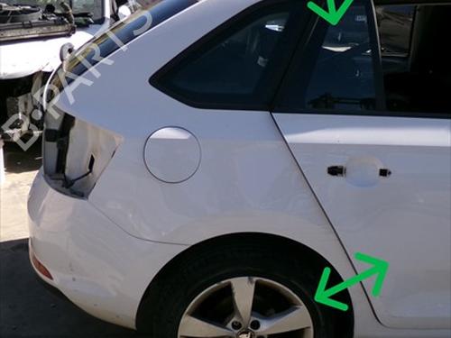 Used Right rear fenders Right rear fenders SKODA RAPID Spaceback (NH1) 1.2 TSI (90 hp) 40622041 40622041