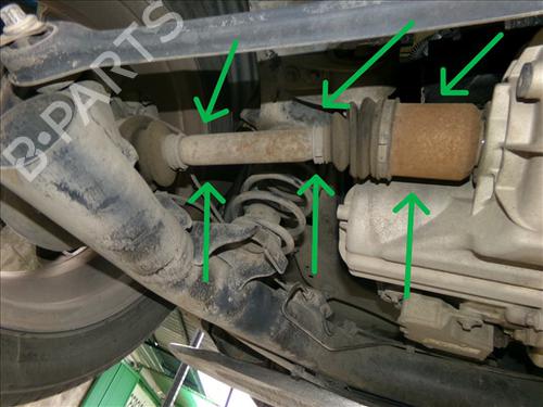 Left front driveshaft SMART CITY-COUPE (450) 0.6 (450.352, 450.353) | BP30006771M38 - Image 1