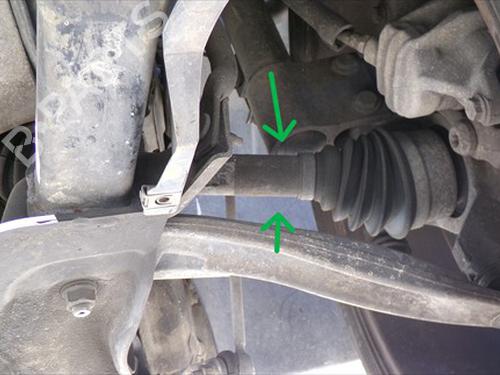 Used Left front driveshaft Left front driveshaft CITROËN C4 I (LC_) 1.6 16V (109 hp) 33715919 33715919