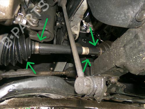 Used Right front driveshaft Right front driveshaft TOYOTA VERSO (_R2_) 2.0 D-4D (AUR20_, AUR20R) (124 hp) 32084133 32084133