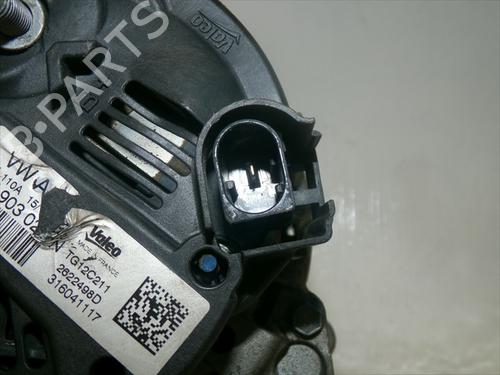 Alternator SKODA RAPID Spaceback (NH1) 1.2 TSI | BP38718328M7 - Image 4