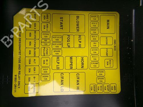 Fuse box HYUNDAI i30 (FD) 1.4 | BP26611545E1 - Image 2