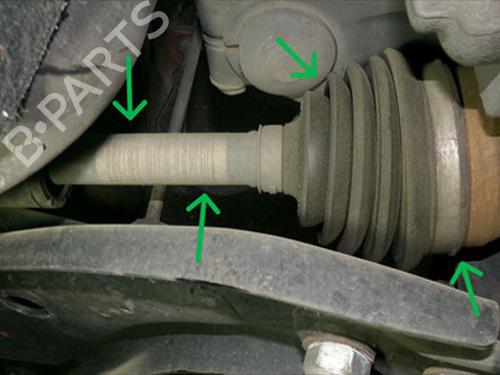 Left front driveshaft MINI MINI (R56) Cooper D | BP37193587M38 - Image 2