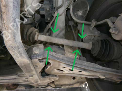 Used Left front driveshaft Left front driveshaft CHEVROLET AVEO / KALOS Hatchback (T250, T255) 1.2 (84 hp) 30358457 30358457