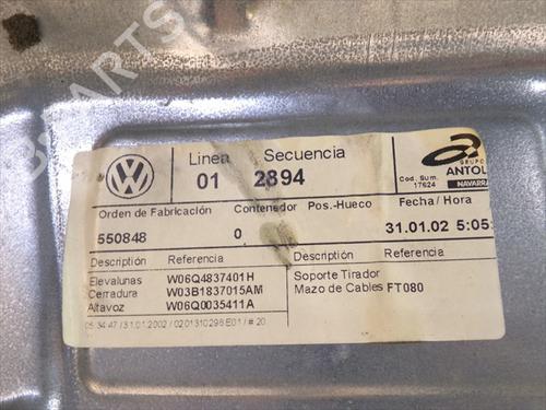 Front left window mechanism VW POLO IV (9N_, 9A_) 1.4 16V | BP31637358C22 