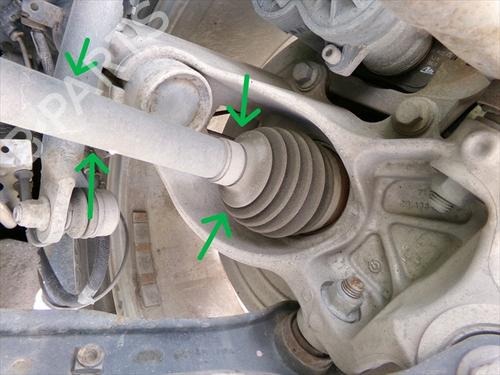Used Right rear driveshaft Right rear driveshaft LAND ROVER RANGE ROVER EVOQUE (L538) 2.2 D 4x4 (150 hp) 40492125 40492125
